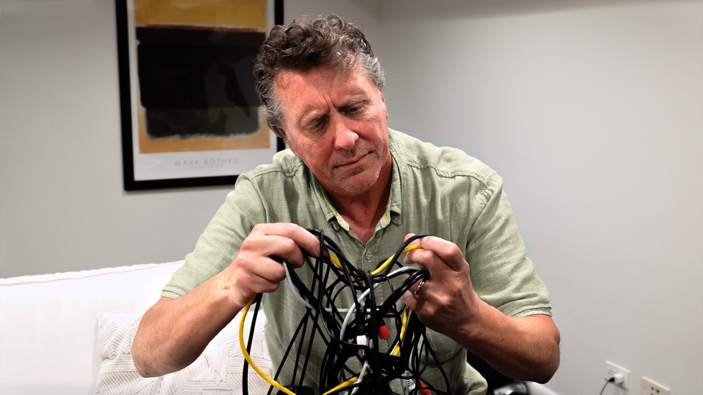 Dad Spends Retirement Untangling Big Mess Of Wires