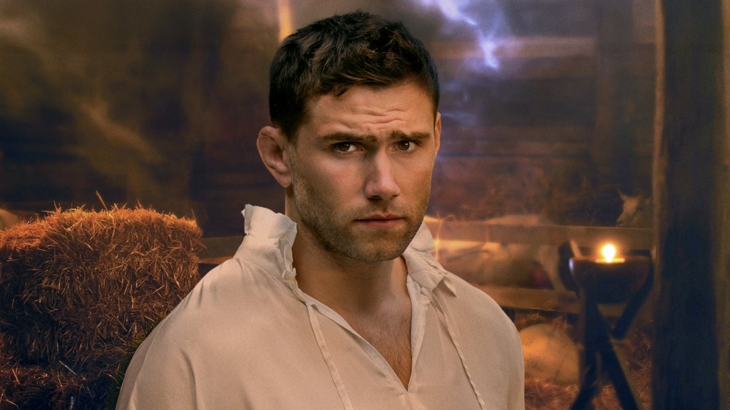 Exhausted Stable Boy Clearly Just Going Through Motions Of Tearing Open Bodice