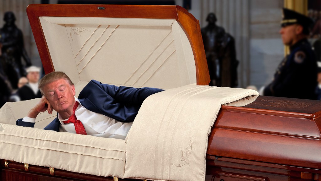 Jealous Trump Throws Own State Funeral To Upstage Carter’s