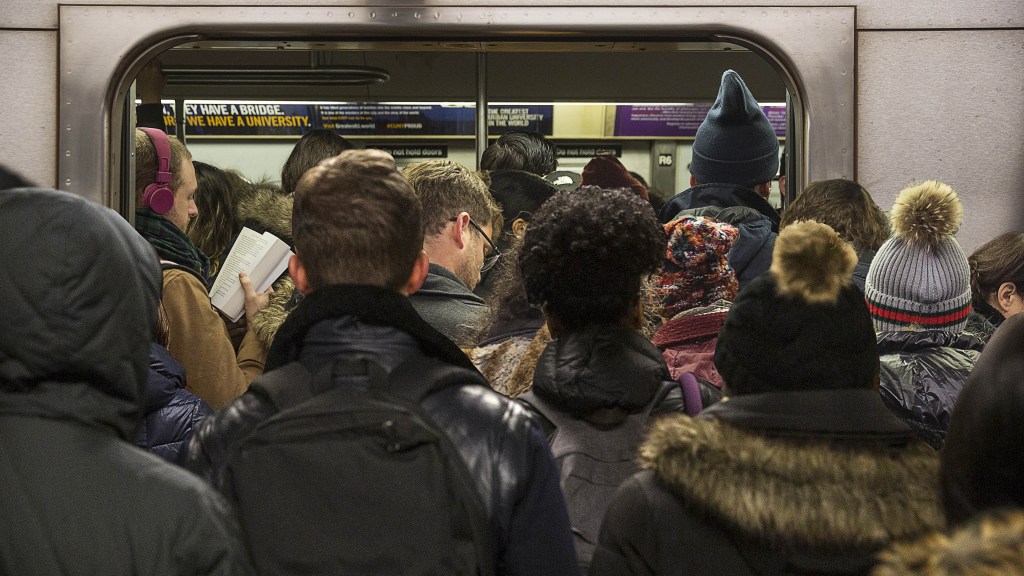 Passengers Rush To Arriving Train’s Doors Like Rat Babies Nursing At Mother’s Teats
