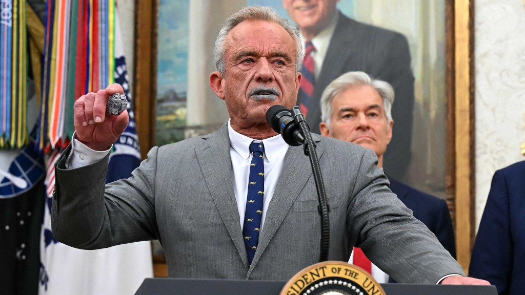 Gray-Lipped RFK Jr. Touts Body’s Natural Ability To Transmute Lead Into Gold