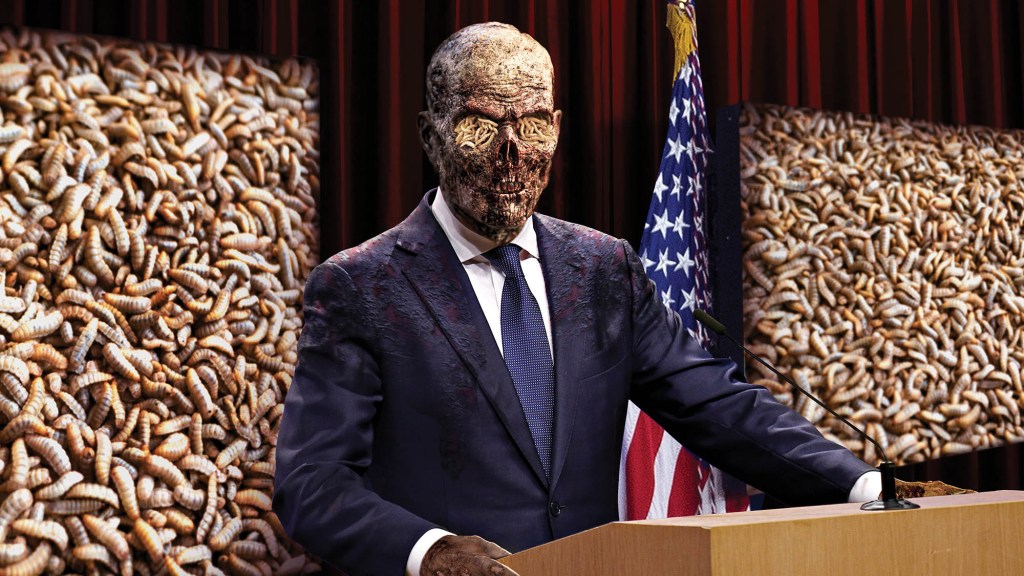 Secretary Of The Macabre Unveils Initiative To Fill Nation’s Empty Eye Sockets With Maggots