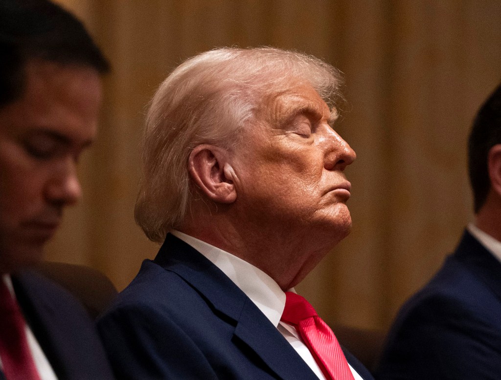 Trump Appears To Doze During Stroke